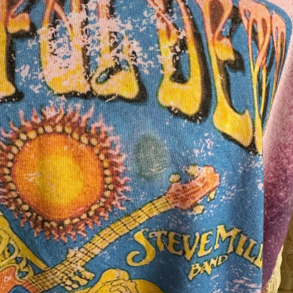 Grateful Dead Graphic Patchwork Upcycled Rocker T… - image 9